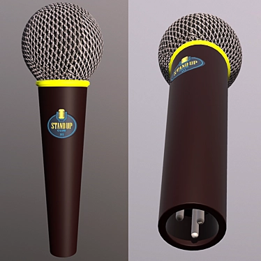 Professional StandUP Microphone - Compact, High-Quality 3D model image 1 