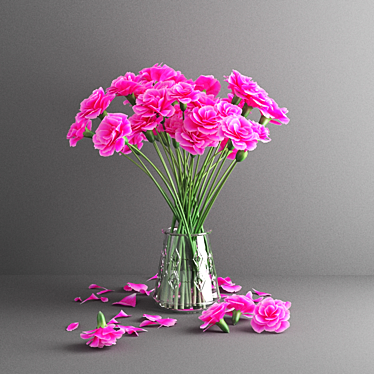 Poly Count Flower Decor, 78K 3D model image 1 