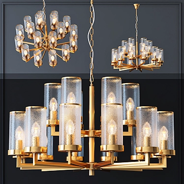 Kelly Wearstler Liaison Chandelier 3D model image 1 