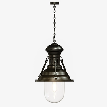 OML-91606-01: Phenomenal 400mm Diameter Pendant Light 3D model image 1 