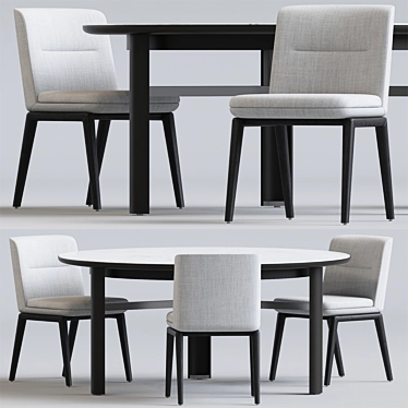 Minotti Lance chair set