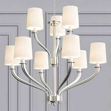 Elegant Mayflower Chandelier 3D model image 1 