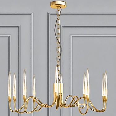 Elegant Round Chandelier: Il Pezzo Mancante Il Pezzo 3 3D model image 1 