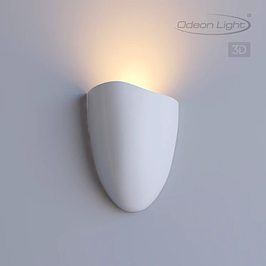 PAMUKKALE Wall Light: Modern LED Fixture 3D model image 1 