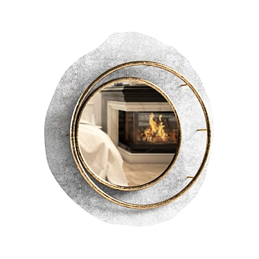 Modern Minimalist North Wall Mirror 3D model image 1 