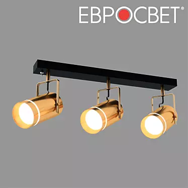 Bronze LED Wall Light Eurosvet 3D model image 1 