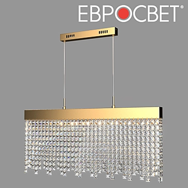 Eurosvet Triomphe LED Crystal Suspension Light 3D model image 1 