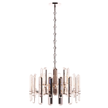 Modern AERIN Bonnington Chandelier 3D model image 1 