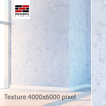 Seamless High Detail Plaster 3D model image 1 