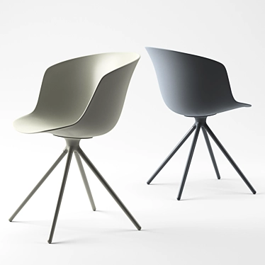 Sleek Mono Chair: Modern, Minimalist 3D model image 1 