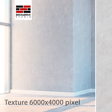 Seamless High-Detail Stucco 3D model image 1 