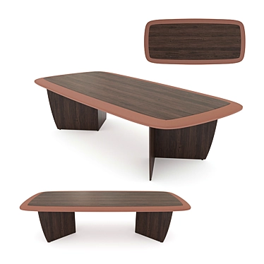 Elegant Harmony: NEL Meeting Table 3D model image 1 