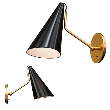 Vc Light Clemente Wall Lamp in Black