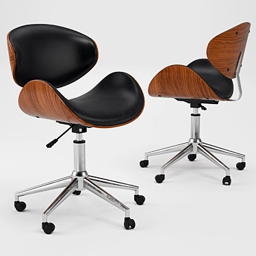 Madonna Mid-Century Office Chair 3D model image 1 