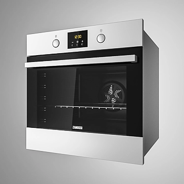 Zanussi ZOP53792XK Built-in Oven - Sleek and Efficient 3D model image 1 