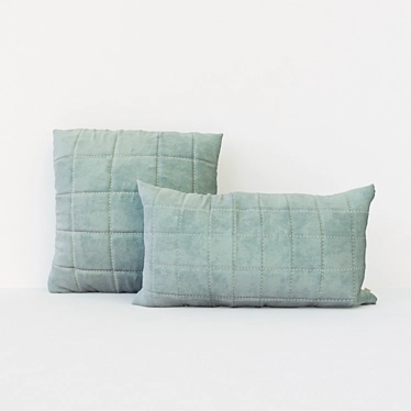 Designer Style Isabella Stitches Cushion Set 3D model image 1 