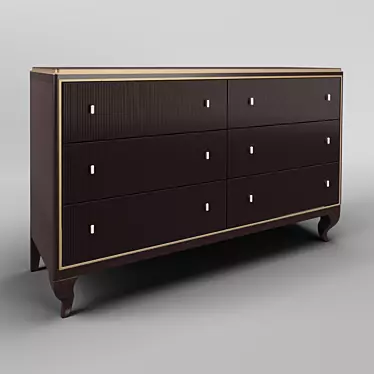 Fratelli Barri MESTRE Cherry Chest 3D model image 1 