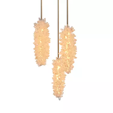 Ethereal Glow Pendant Light 3D model image 1 