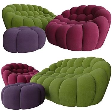 Elegant Bubble Chair by Roche Bobois 3D model image 1 