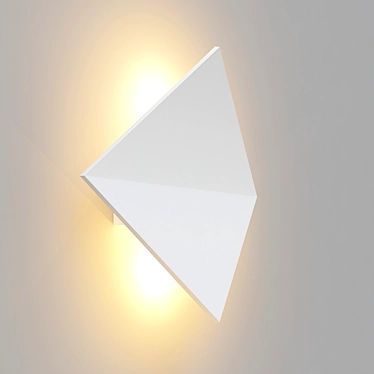 WattMe Origami LED Wall Sconce 3D model image 1 