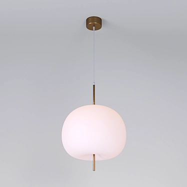 Modern Pendant Light: Auksis 3D model image 1 