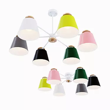 BOTIMI Set of 4 ceiling lights