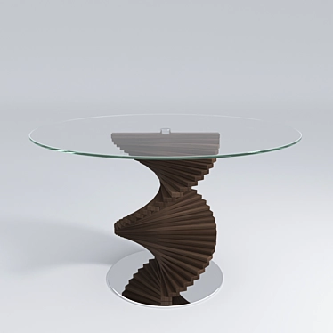 Firenze 8067 Dining Table by Tonin Casa 3D model image 1 