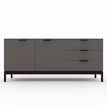 Modern Cabinet Harmony 3D model image 1 