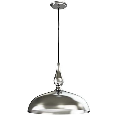 Bell Pendant Light: Elegant and Adjustable 3D model image 1 