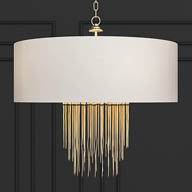 Elegant Zareen Chandelier: Illuminate in style 3D model image 1 