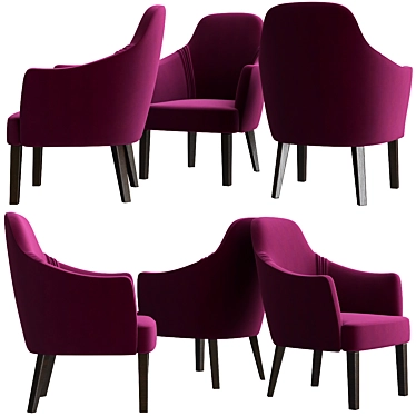 Elegant Origin 1971 Chair 3D model image 1 