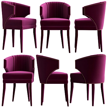 BRABBU Ibis Chair: Sleek and Stylish Seating 3D model image 1 