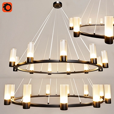 Loft4you Chandelier Elegance 3D model image 1 