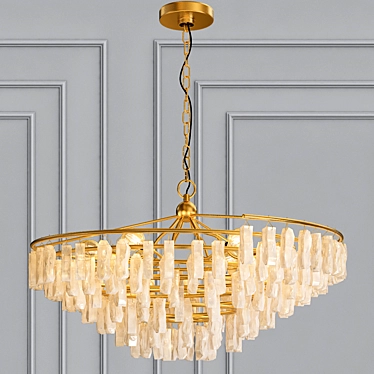 Elegant Tempest Chandelier 3D model image 1 