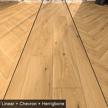 Premium Parquet Floor Set 10 - HD Textures for 3D Visualization 3D model image 1 