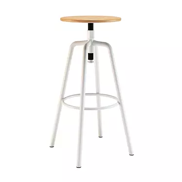 Sleek and Stylish Jankurtz Bar Stool 3D model image 1 