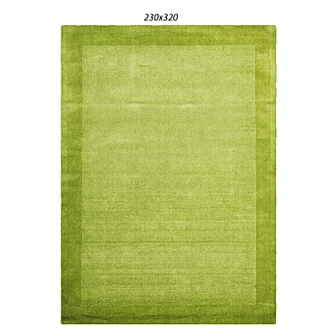 Luxor Wool Pistachio Rug 3D model image 1 