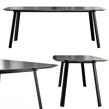 Rhomb: Stylish and Functional Table 3D model image 1 