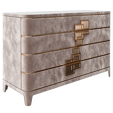 Luxurious Sicis Dongiovanni Commode 3D model image 1 