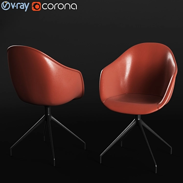 Elegant Swivel Chair: Adelaide 3D model image 1 