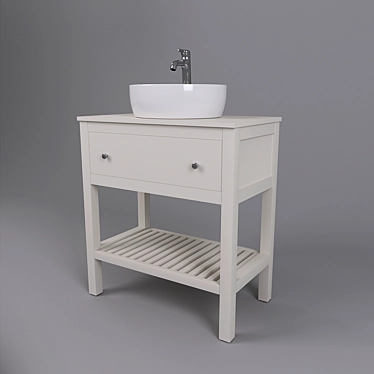 Elegant Ikea Bathroom Set 3D model image 1 