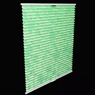 Pleated Blinds: Elegant and Functional 3D model image 1 