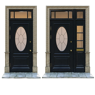 Classic 3D Max Door Models 3D model image 1 