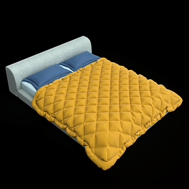 Premium Moroso Lowland Bed 3D model image 1 
