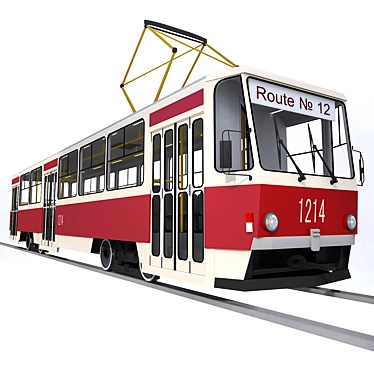 Tram car of a series Tatra T6B5