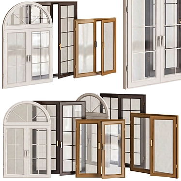 Stylish Window Collections 3D model image 1 