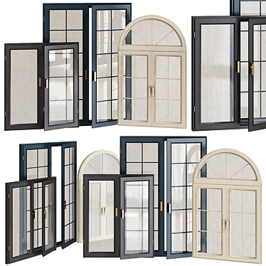 Elegant Window Showcase: Collections 3D model image 1 