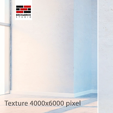 Seamless High Detail Plaster 3D model image 1 