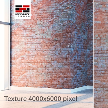 Title: Seamless HD Textured Brick Wall 3D model image 1 