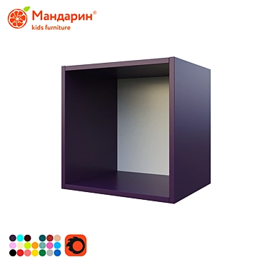 Convertible Open Hinged Shelf 3D model image 1 